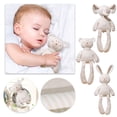 thumbnail image 6 of Organic Baby Sleeping Doll Cute Long Legged Animal Toy Soft Stuffed Companion for Toddlers, 19 cmx38 cm, Beige C, 6 of 9