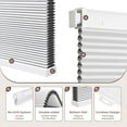 thumbnail image 5 of Allesin Zen Cordless Blackout Cellular Shades,Blackout Light Blocking Thermal Insulation Blinds for Windows White, 24" x 36", 5 of 9