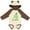 Natural & Brown w Ears, variant on Inktastic I Love Poppy Boys or Girls Long Sleeve Baby Bodysuit