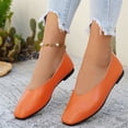 thumbnail image 5 of Flat Shoes for Women 2026 Casual Square Toe Slip On Casual Ballet Flats Comfortable Ballerina Business Soft Walking Shoes, 41, 5 of 5