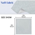 thumbnail image 7 of GZHJMY Soft Reusable Satin Table Decorative Napkins,20x20InX1 PCSSilver Glitter Texture,Family Dinner Wedding Banquet, Cocktail Party, Kitchen,Birthday Party, 7 of 7