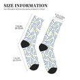 thumbnail image 3 of Vsdgher Tennis Rackets And Balls Unisex Crew Socks Lightweight Breathable Ventilation Ankle Socks, Mid-calf socks for Daily, 3 of 7