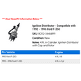 thumbnail image 2 of Ignition Distributor - Compatible with 1992 - 1996 Ford F-250 1993 1994 1995, 2 of 2