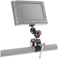 thumbnail image 2 of CAMVATE Pole Clamp Mount with Super Clamp and 360 degree Rotating Mini Ball Head for mini 7",8" Monitor, 2 of 6
