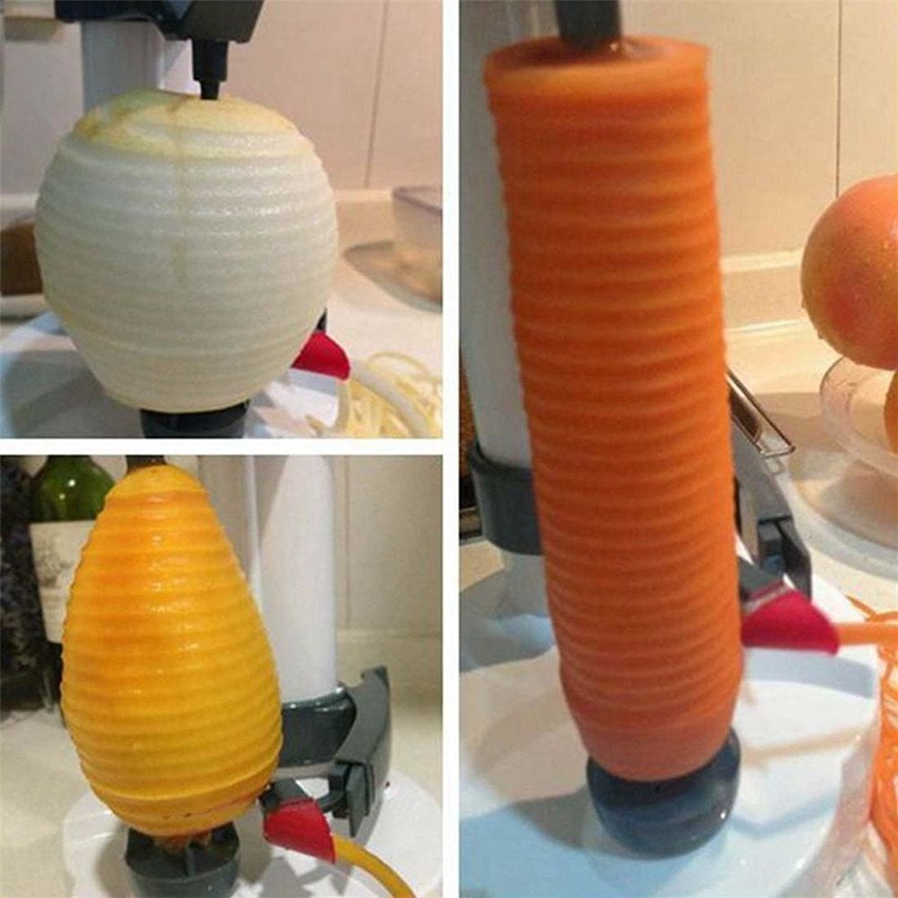 Fruit Peeler Potato Electric Peeler Vegetable Fruit Peeler Stainless Steel` TBO 