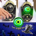 thumbnail image 3 of One Eye Animated Doorbell with Spooky Sounds, Kids Activity, Halloween Party (Black), 3 of 5