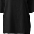 thumbnail image 2 of Birdeem T-Shirt à Manches Courtes pour Femmes, en Coton Vintage et Uni, Col Rond, Style Élégant, 2 of 5