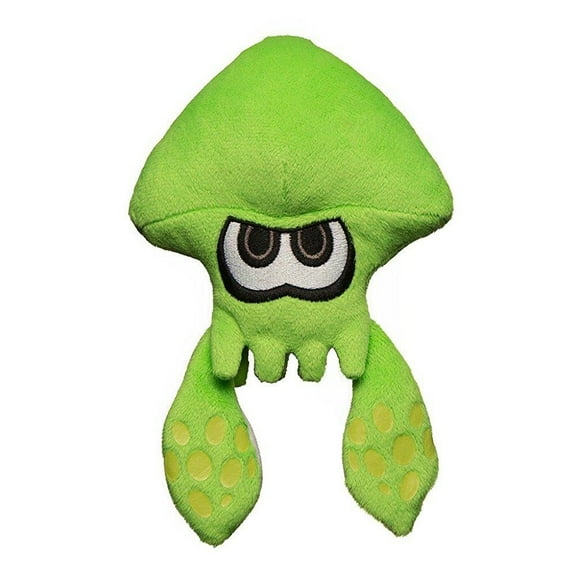 splatoon green squid 8" plush toy by world of nintendo
