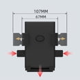 thumbnail image 3 of Bike Phone Holder - Phone Holder for Scooter - Waterproof Motorcycle Phone Mount Holder Handlebar Touch-screen Bike Cell Phone Holder, Anti-shake Scooter Phone Clip Black, 3 of 4
