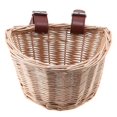 thumbnail image 5 of Cestas de bicicleta de ratán vintage para niños, cesta para bicicleta, scooter, cesta delantera para bicicleta para niños, XS (color madera), 5 of 5