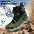 thumbnail image 3 of FANGFIUP Boys Hiking Boots Kids Hiking Shoes Girls Outdoor Warm Winter Snow Boots Adventure Trekking Shoes Anti-skid Sneakers Steel Buckle Durable Comfortable, 3 of 9