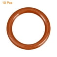 thumbnail image 2 of Silicone O-Ring 17mmx12.2mmx2.4mm VMQ Seal Rings Sealing Gasket Red 10PCS, 2 of 3