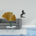 thumbnail image 2 of Esculturas de pared de hojas,Esculturas de pared de hierro forjado con hojas de ginkgo,Escultura de pared con hojas de ginkgo para colgar,Estatua del caballo,Estatua de caballo,escultura de, 2 of 8