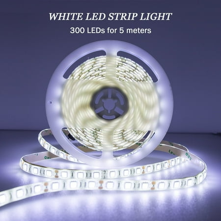 Led Strip Light 12v Cool White Waterproof Rope Lights 16 4ft Smd 5050 300 Leds Flexible Tape With Supply For Home Kitchen By Led Strip Light 12v Cool White Waterproof Rope Lights 16 4ft Smd 5050 300 Leds Flexible Tape With Supply For Home Kitchen By