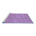 thumbnail image 2 of Ahgly Company Machine Washable Indoor Rectangle Abstract Blue Contemporary Area Rugs, 2' x 3', 2 of 4