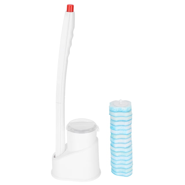Juego de escobilla de baño desechable reemplazable: herramienta de limpieza de baño eficiente