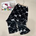 thumbnail image 2 of Sanrio-pantalones de pijama de Hello Kitty para el hogar, pantalón de terciopelo Coral, informal, cómodo, a la moda, Kawaii, dibujos animados, otoño e invierno, nuevo, 2 of 5