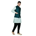 thumbnail image 4 of Sonakshi Fashion Men's Brocade Waistcoat Bandhgala Festive Jacquard Nehru Jacket, 4 of 6
