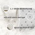 thumbnail image 2 of ASPILLOW Fluffy Rug for Living Room,9x12 Anti-skid Fuzzy High Pile Carpet for Kids Room Nursery Bedroom, 2 of 7