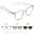 thumbnail image 5 of New Photochromic Smart Audio Glasses, Anti Blue Light, Support Music & Calls, Unisex for Indoor, Sports, Driving & Holiday Gifts, 5 of 16