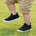 thumbnail image 3 of Toddler Shoes Baby Walking Sock Shoes Non-Slip Breathable Boys & Girls Sneakers Infant Tennis Shoes Black Size 8, 3 of 9