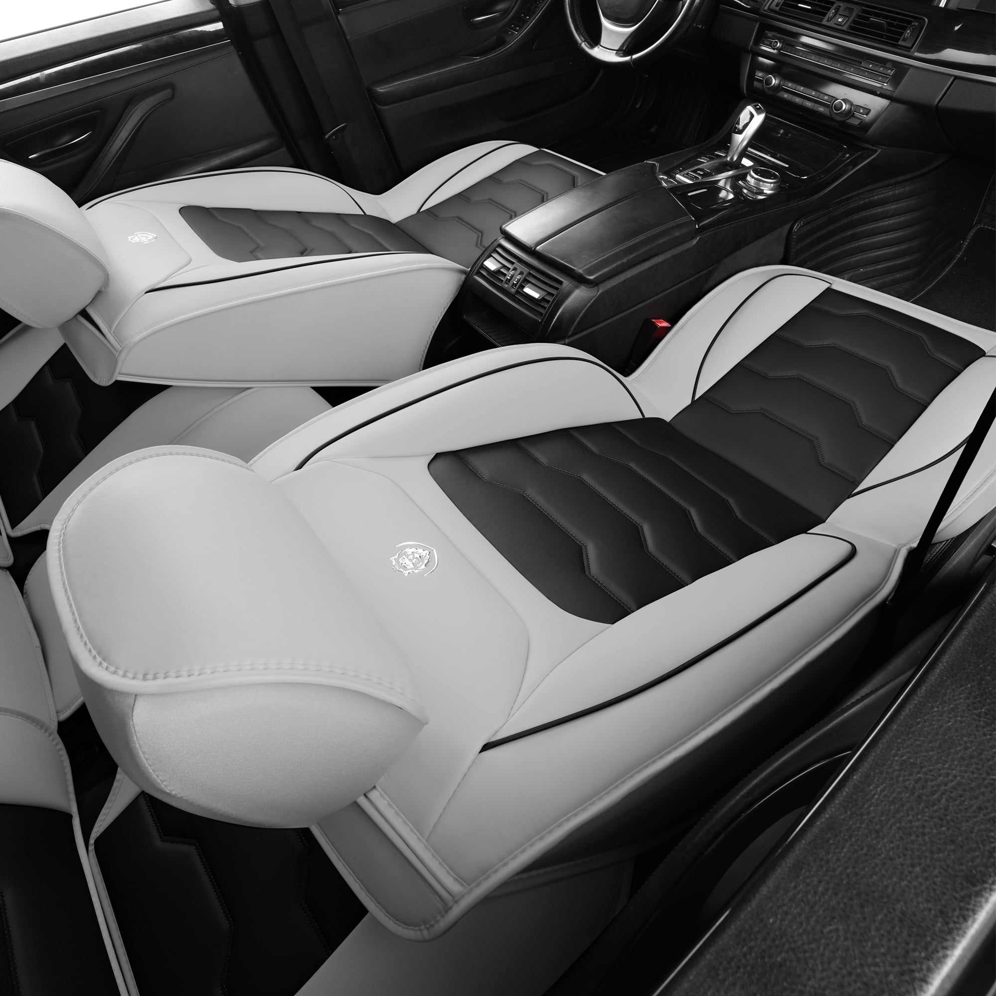 Car Seat Covers for Toyota RAV4 2000-2024 Perfect Fit for Car Seats, Waterproof Faux Leather, Protecting Car Interiors, 5-Seat Full Set, Easy Installation