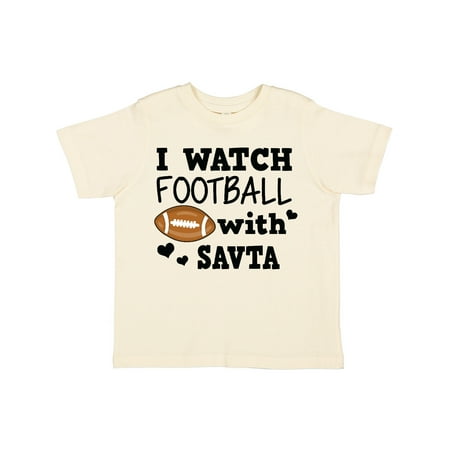 

Inktastic I Watch Football with My Savta Gift Toddler Boy Girl T-Shirt