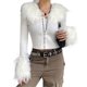 thumbnail image 1 of Txlixc Cardigan femenino casual de manga larga de color sólido Txlixc  moda, 1 of 1