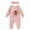Pink, variant on felwors Infant Baby Girl Fall Outfit Sweatshirt Romper Ribbed Letter Print Jumpsuit Long Sleeve Bodysuit Cute Newborn Clothes