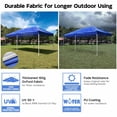 thumbnail image 3 of InstaHibit 9.6*19.1Ft Replacement Canopy Top Cover UV Protection  for Patio Outdoor Yard Home Camping Party 20x10Ft, 3 of 11