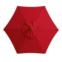 WRKEKC Beach Umbrella Garden Umbrella Outdoor Stall Umbrella Beach Sun Umbrella Replacement Cloth Red One Size