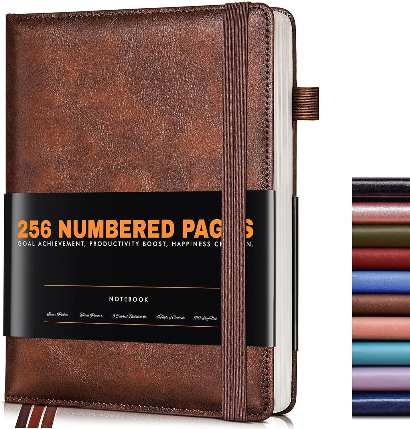 General Lined Journal Notebook for Women Men, 256 Numbered Pages Hardcover Notebooks for Work, A5 Journaling Notebooks, College Ruled Journals for Writing Business School 5.75" x 8.38" Autumn Tree