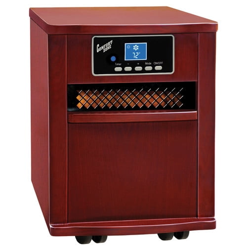 Infrared Heater Wood with Remote
