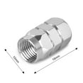 thumbnail image 2 of 4x Silver Aluminum Metal Wheel Tire Valve Stem Auto Air Caps Covers For Honda, 2 of 15