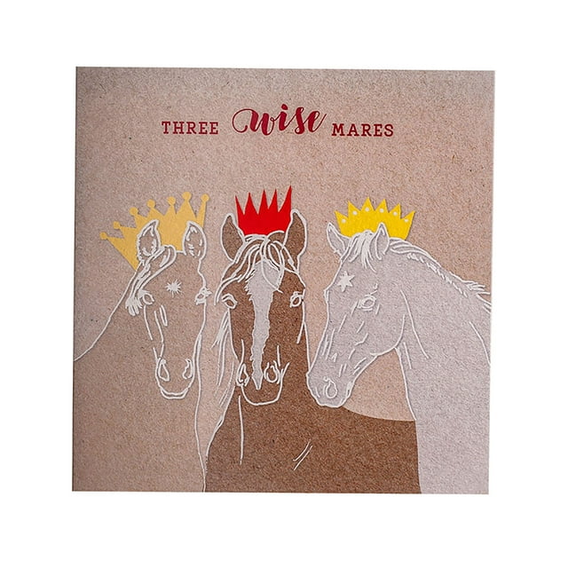 Deckled Edge Christmas Card