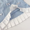 thumbnail image 6 of Cethrio Summer Dresses for Girl 2026, Crew Neck Casual Sleeveless School Kids Midi Dresses Blue Size 6-7 T, 6 of 6