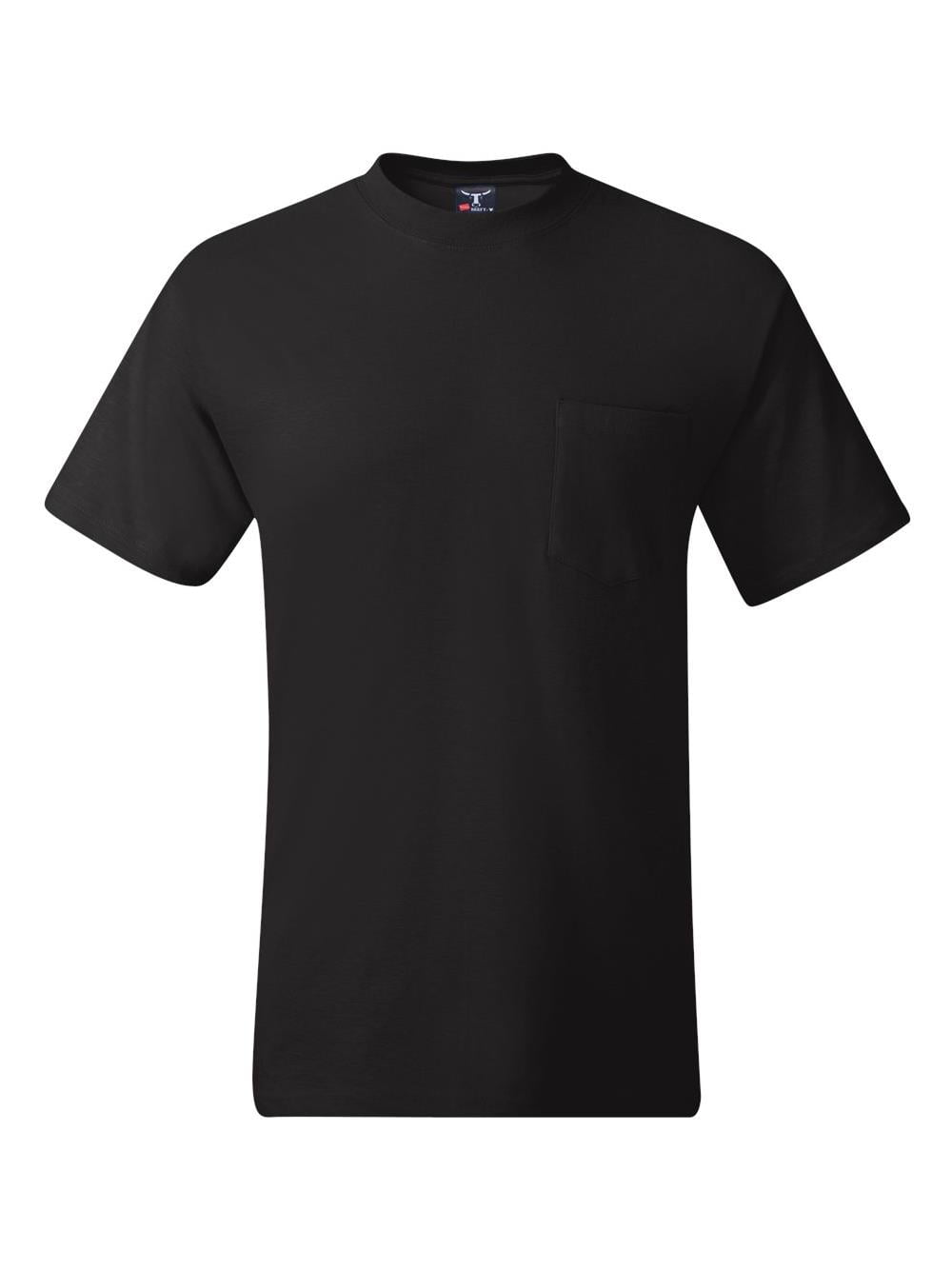Hanes - Hanes T-Shirts Beefy-T with a Pocket 5190 - Walmart.com