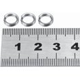 thumbnail image 2 of HUGFEGWE Stainless Steel Fishing Tackle,Split Rings Connector Fishing Tackle Bait Double Circle Split Rings Connector Split Rings Lure for Fishing Tackle Kit for Fishing CJB91-70881, 2 of 2