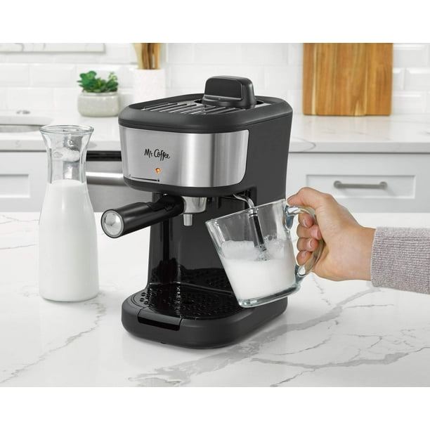 Mr. Coffee Black Stainless Steel Espresso Machine Walmart Business Supplies