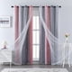 thumbnail image 2 of Cortina XiDi Rainbow Rosa Gris 86x244 cm Blackout, 2 of 8