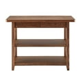 thumbnail image 6 of Better Homes & Gardens Reading Wood Kitchen Island with 2 Shelves and Drawers, Walnut Color, 6 of 11