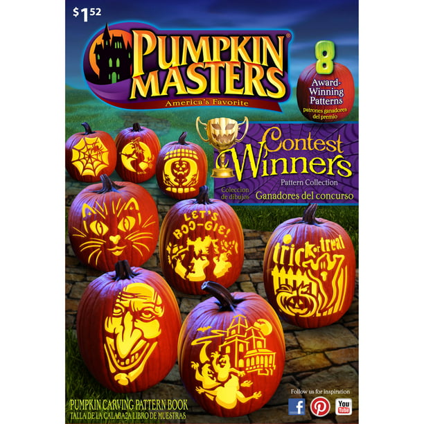 Pumpkin Masters Pumpkin Carving Pattern Book Contest Winners - Walmart ...