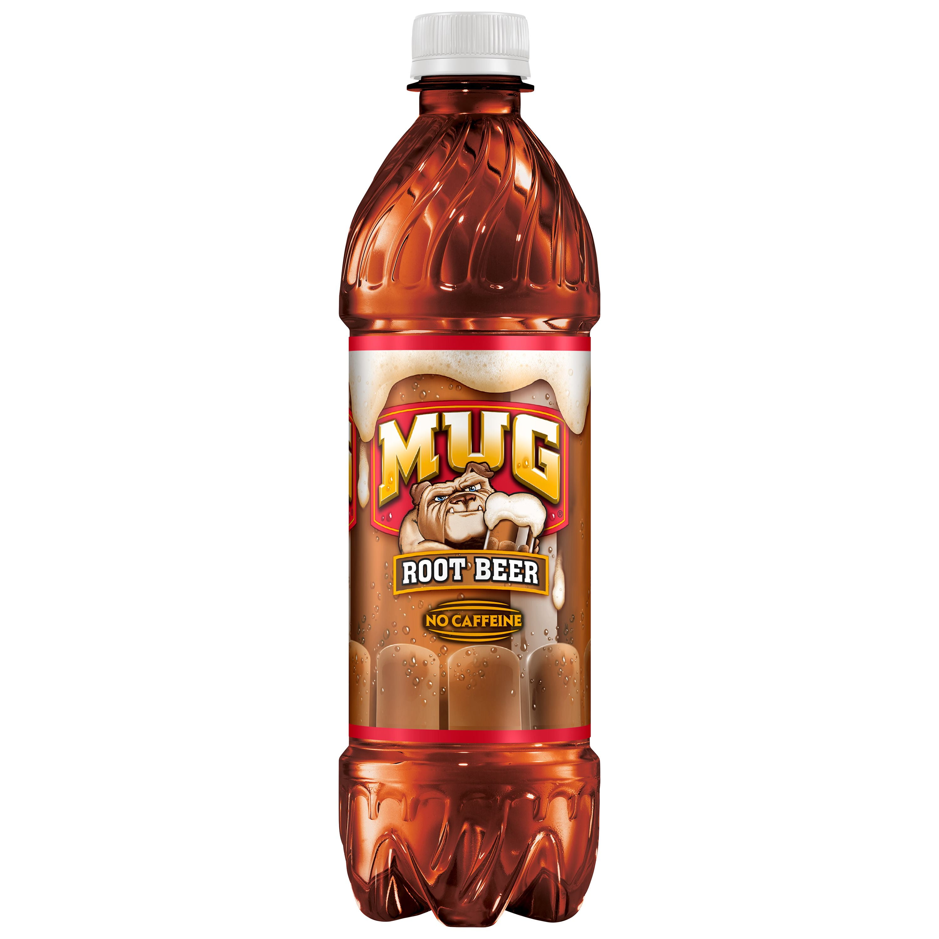 Mug Soda Root Beer 16.9 fl oz, 6 Count