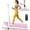 Pink, variant on Foldable Treadmill for Small Spaces with Handle Bar & Incline, 2 in 1 Under Desk Walking Pad and Vibration Pad with Remote Control for Home Office