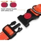 thumbnail image 2 of Collar para perros, collar clásico de nailon reflectante ajustable, collar para perros, ajuste para pasear perros con acolchado, suave (verde) M: circunferencia del cuello 30-50 cm, se recomienda elegir entre 17,5 kg y 35 kg oso de fresa Electrónica, 2 of 5