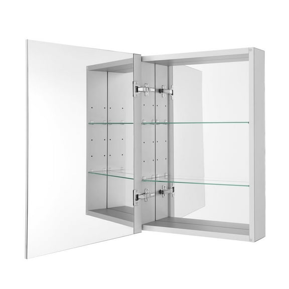 Cache 20 in. x 30 in. Mirrored Aluminum Medicine Cabinet
