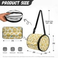thumbnail image 5 of SEANATIVE Lemon Fruit Round Paper Towel Storage Bag Lightweight Hanging Toilet Paper Holder Paper Towels Rolls Organizer with Zipper Round Tissue Organizer Bag for Office, 5 of 7