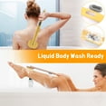 thumbnail image 5 of Long Handle Liquid Bath Brush Detachable Back Body Wash Shower Scrubber Massage, 5 of 10