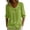 Green, variant on Women Peter Pan Collar Blouses Half Puff Sleeve Button Down Plain Color Shirts Comfy Summer Casual Dressy Tops Light Blue M