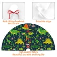 thumbnail image 7 of Cauagu 30" Christmas Tree Skirt Dinosaurs Pattern Christmas Tree Decorations Tree Mat for Xmas Decorations Occasion Holiday Home Decor -30", 7 of 7